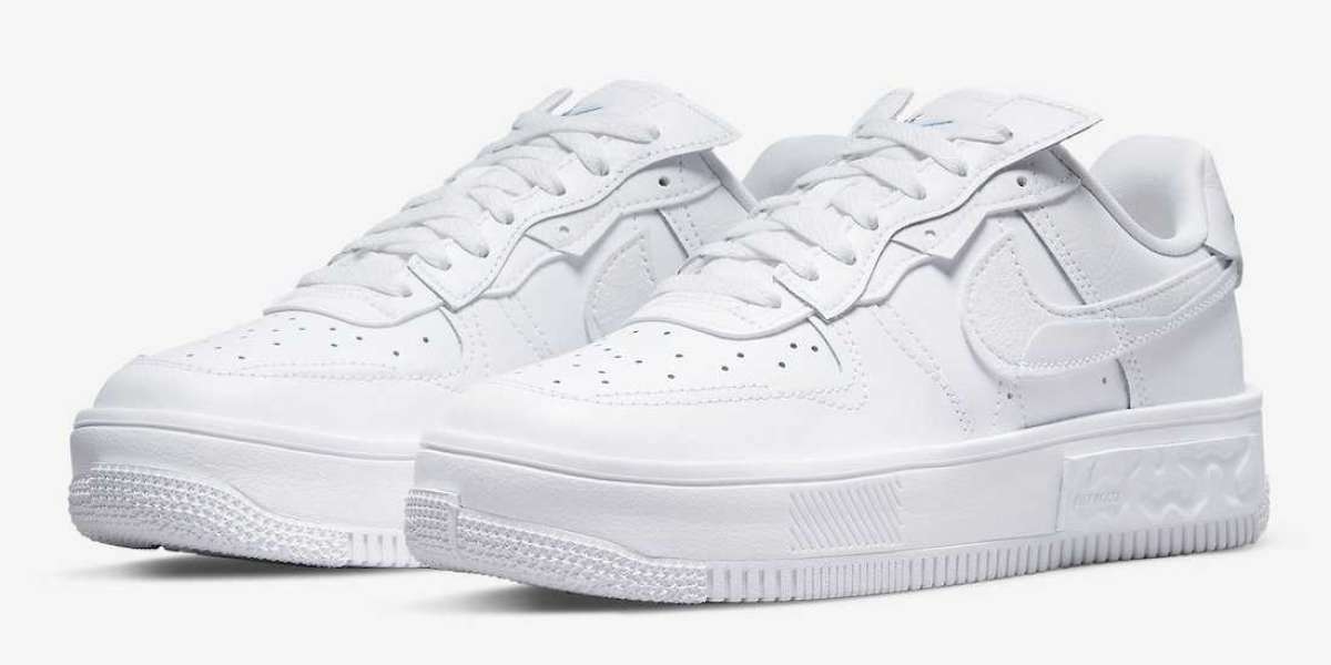 Latest Release Nike Air Force 1 Fontanka “Triple White” Sneakers