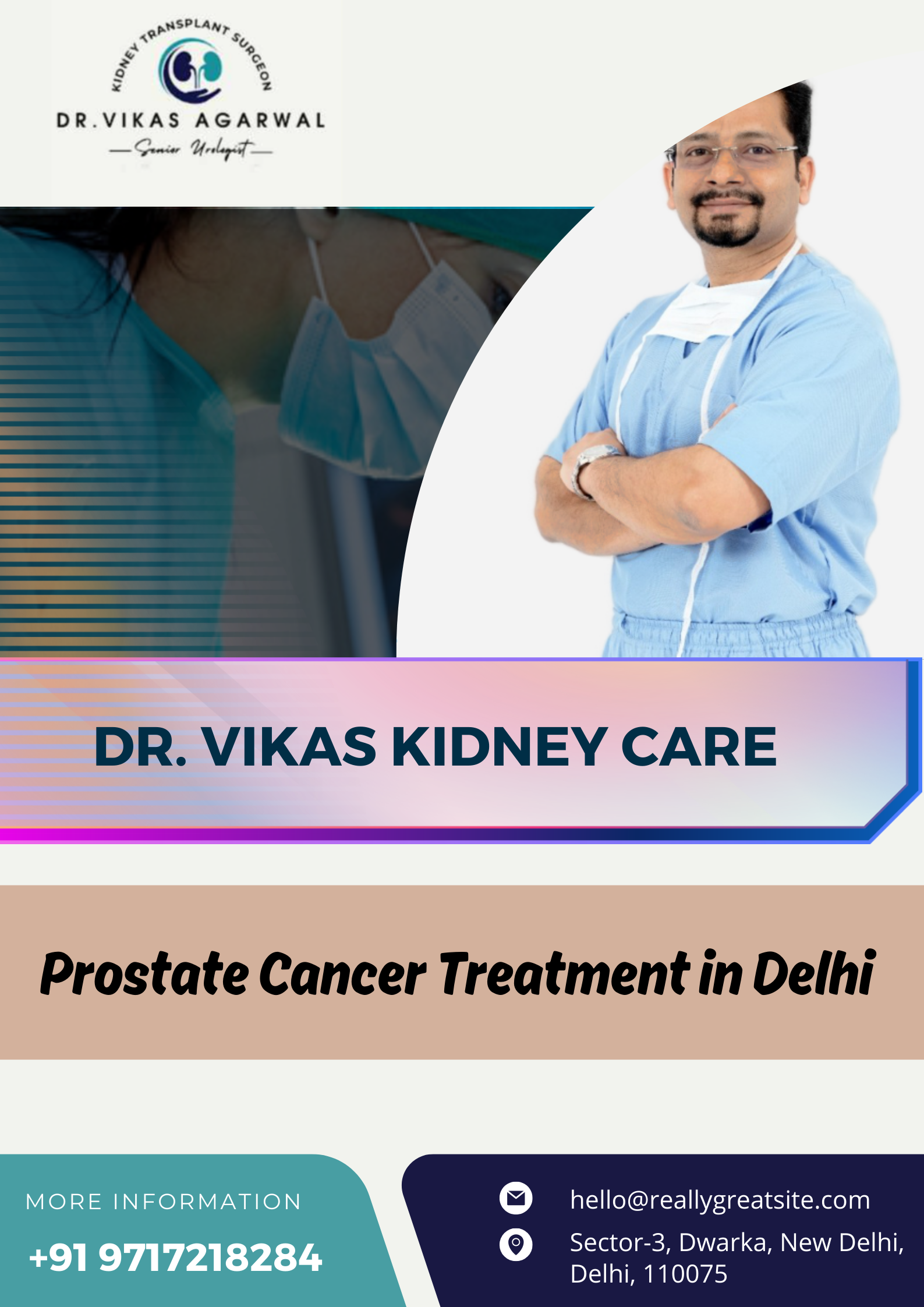 Best Doctor For Prostate Cancer Treatment In Delhi By Dr. Vikas Kidney Care