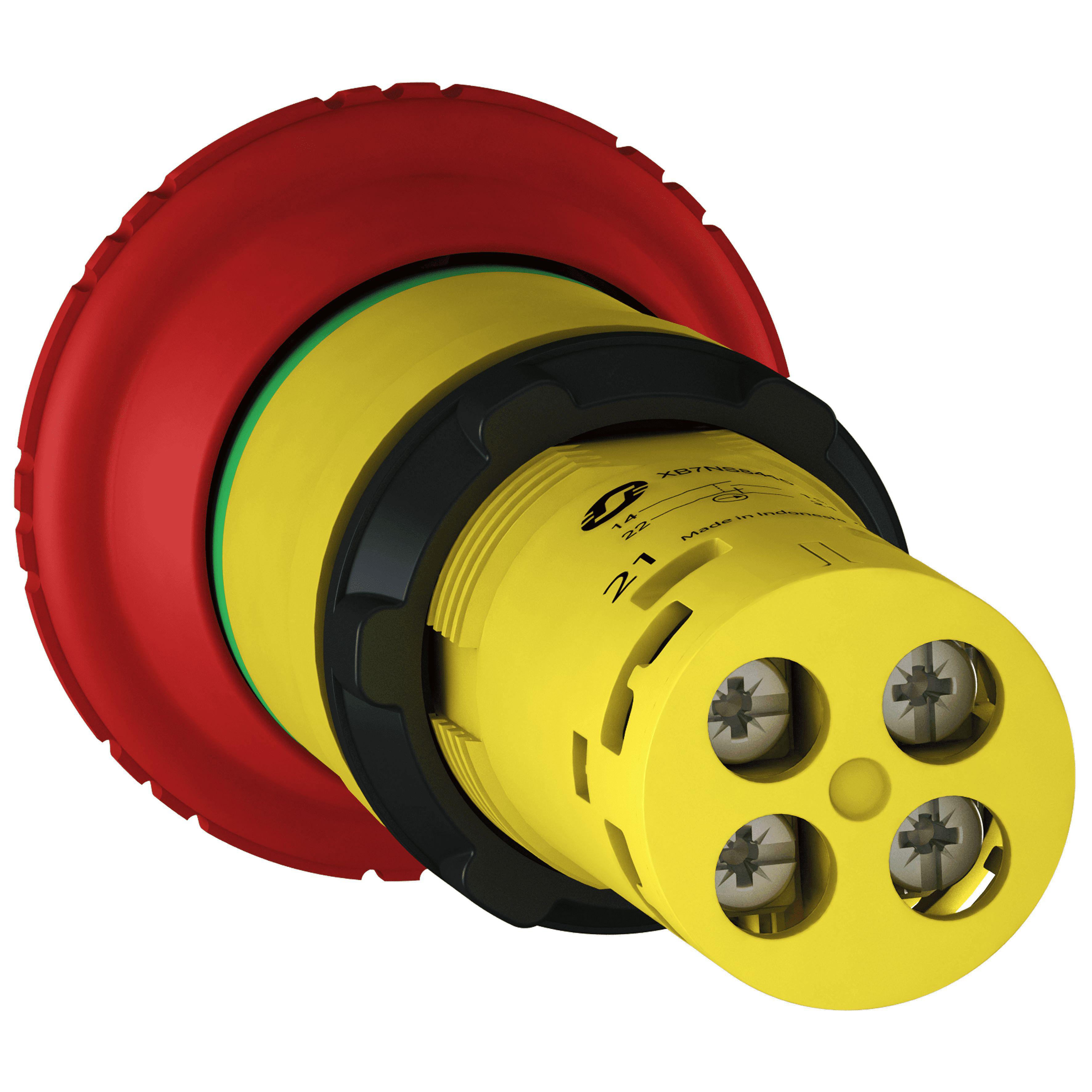 Schneider Electric | XB7NS8442 | ET24126741 | Harmony XB7 Series Red Emergency Stop Push Button | Emergency Stop Push Buttons | Enrgtech LTD
