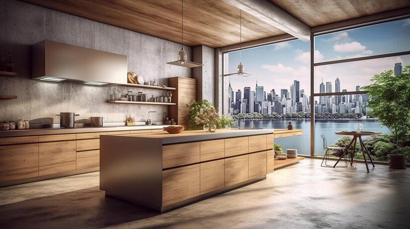 Frameless Kitchen Cabinets: Elevating Your Modern Brown Kitchen