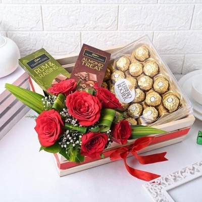 Rosy Temptation Rocher Hamper OyeGifts Profile Picture