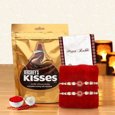 Krishna Rakhi for Brother with Hershey's Kisses chocolates OyeGifts Profile Picture