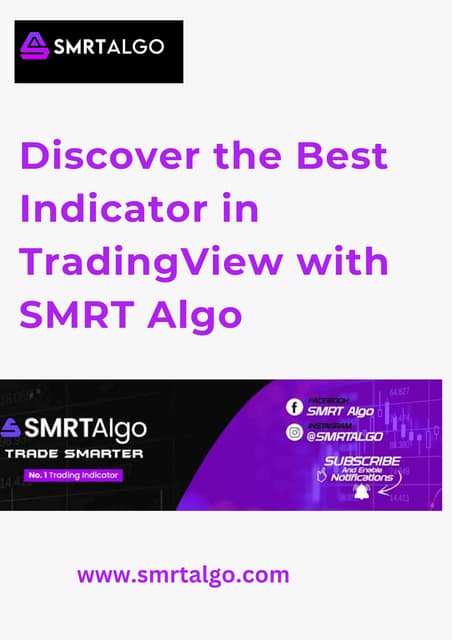 Discover the Best Indicator in TradingView with SMRT Algo | PDF