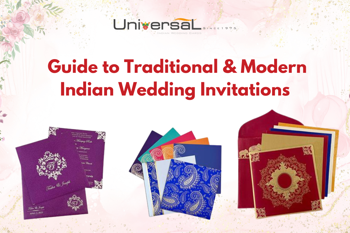 Guide to Traditional & Modern Indian Wedding Invitations