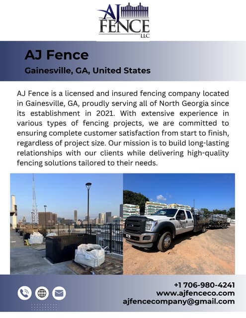 Fence Company in Atlanta Charming Customers with Impressive Projects and Workmanship.pdf | Free Download