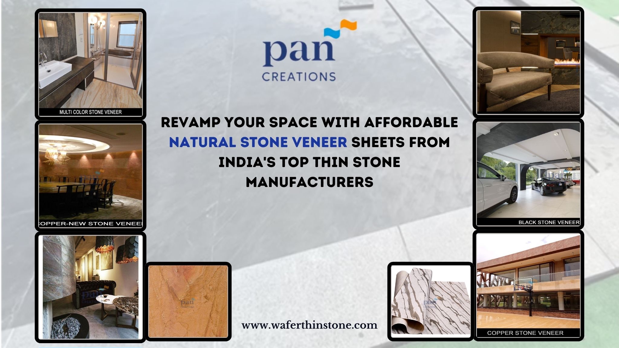 Revamp Your Space with Affordable Natural Stone Veneer Sheets from India’s Top Thin Stone Manufacturers