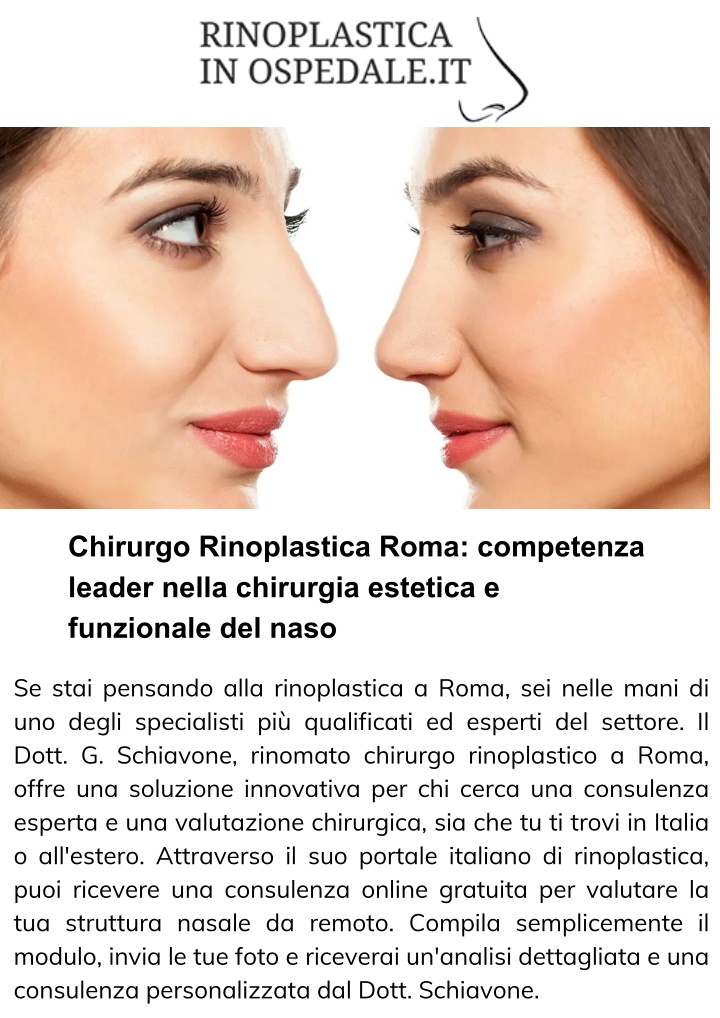 PPT - Chirurgo Rinoplastica Roma competenza leader nella chirurgia estetica e funzionale del naso PowerPoint Presentation - ID:13779220