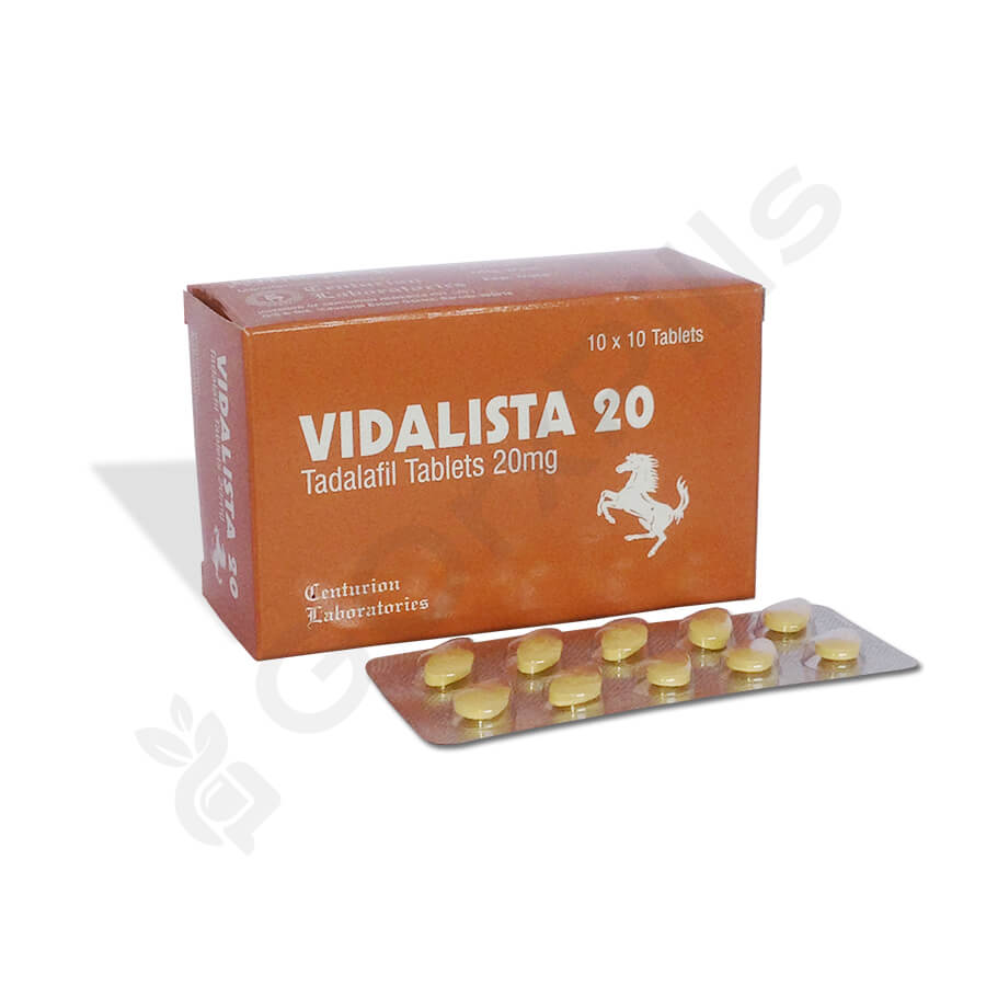 Buy Vidalista 20 mg (Tadalafil) | Work & Reviews [20% Off]