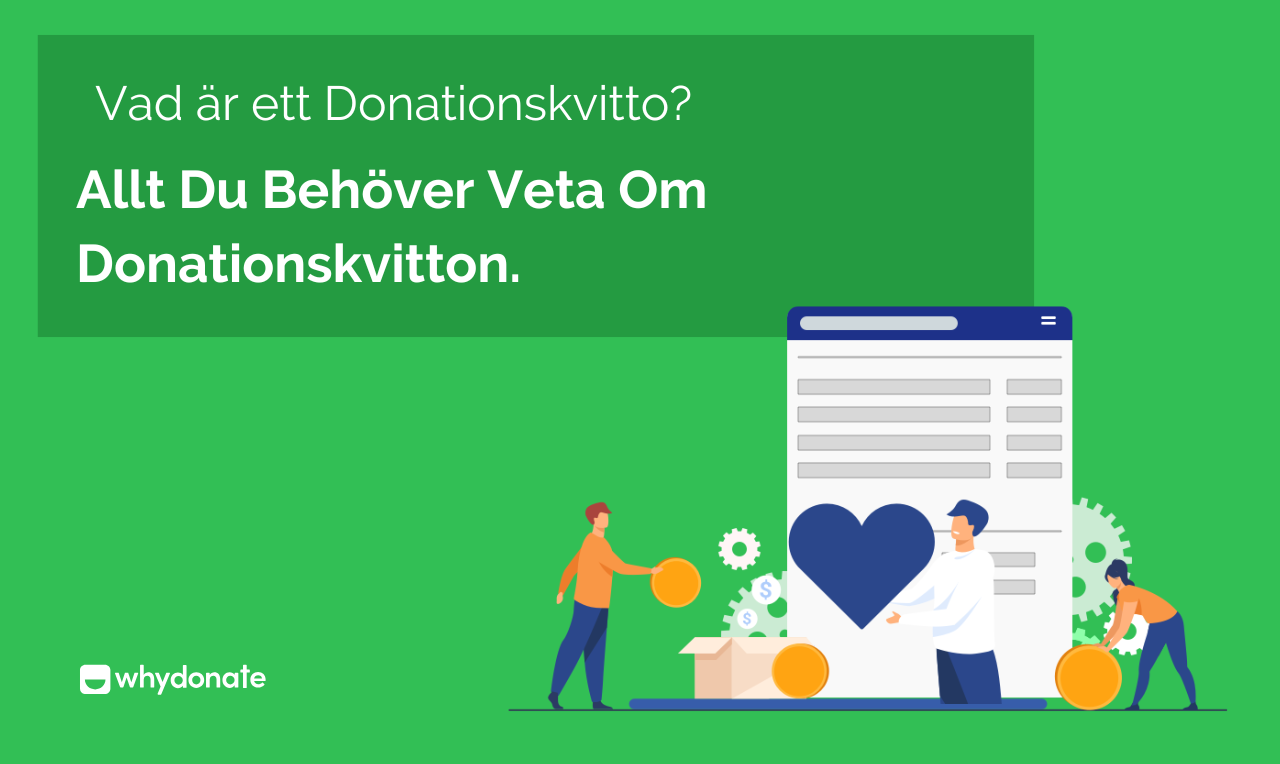 Kvitton För Välgörenhetsdonationer: Mall För Donationskvitto För Ideella Organisationer