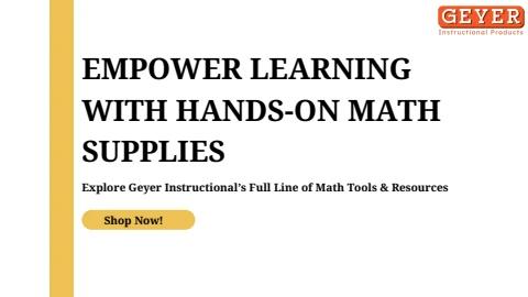 Empower Learning with Hands-On Math Supplies