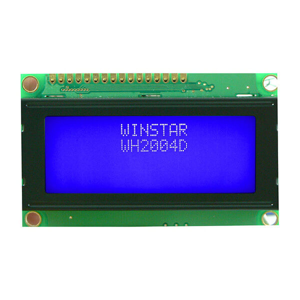 WINSTAR WH2004D-TMI-CT#, 20X4 Character LCD, STN Negative Blue, LED, White | WH2004D-TMI-CT# | HT204524 | Halltronics