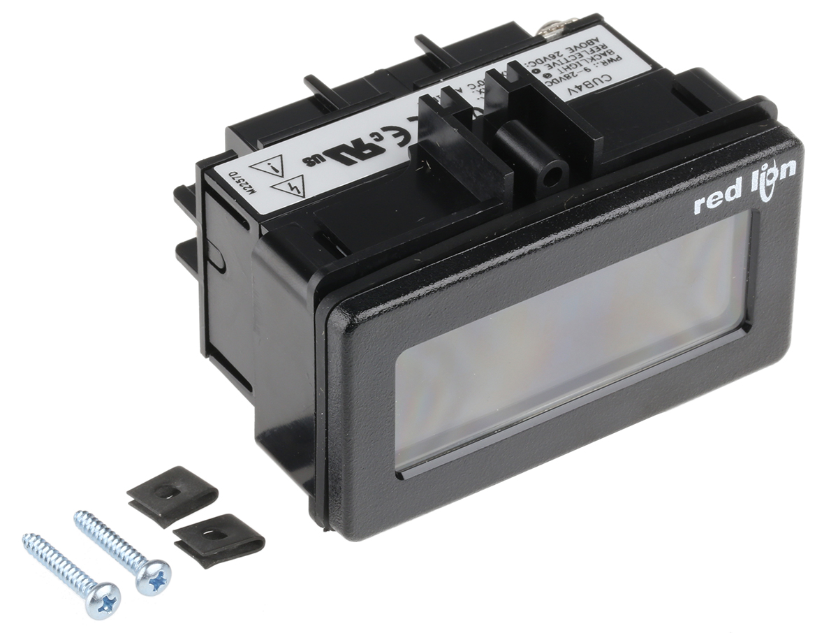 Red Lion CUB4V010, Digital Voltmeter DC, LCD Display 3.5-Digits ±0.1 %, 68 X 33 Mm | Enrgtech LTD