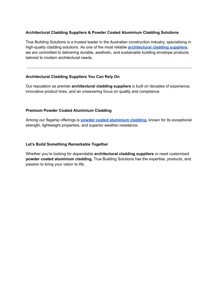 PPT - Architectural Cladding Suppliers PowerPoint Presentation, free download - ID:14254450