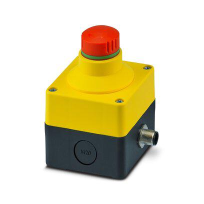 Phoenix Contact 1221735, ESS Series Red, Yellow Emergency Stop Push Button | Enrgtech LTD