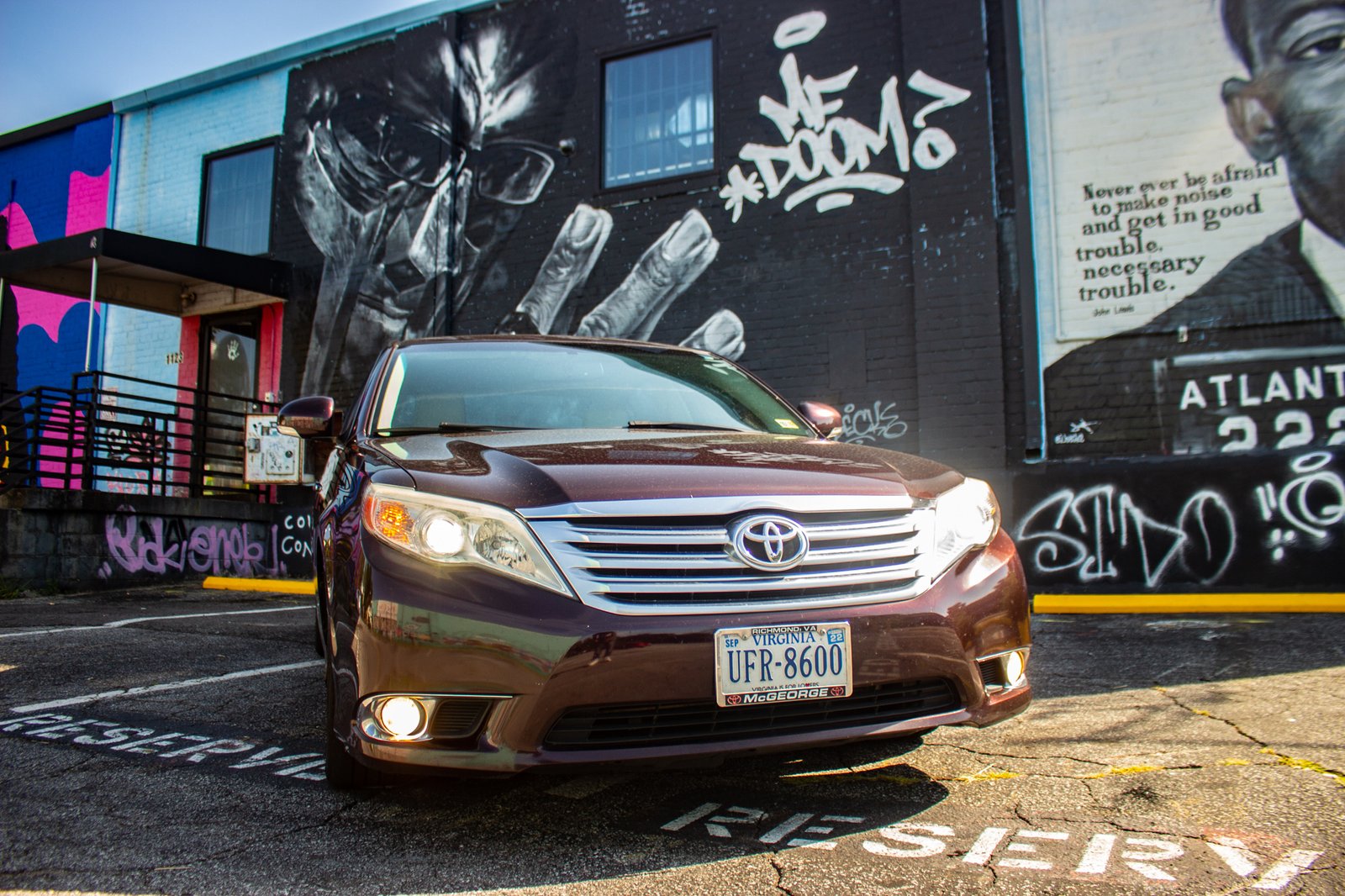 Car rental toyota avalon