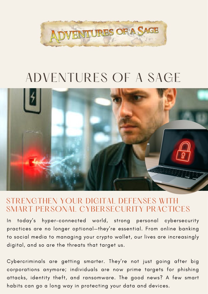 PPT - Strengthen Your Digital Defenses with Smart Personal Cybersecurity Practices PowerPoint Presentation - ID:14227112