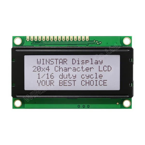 WINSTAR WH2004D-TFH-ET#, 20x4 Character LCD, FSTN Positive | WH2004D-TFH-ET# | HT204484 | Halltronics