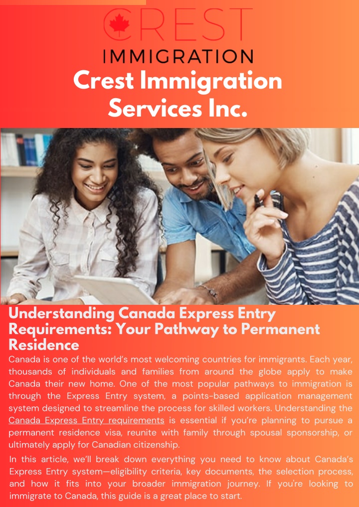 PPT - Understanding Canada Express Entry Requirements Your Pathway to Permanent Residence PowerPoint Presentation - ID:14292937