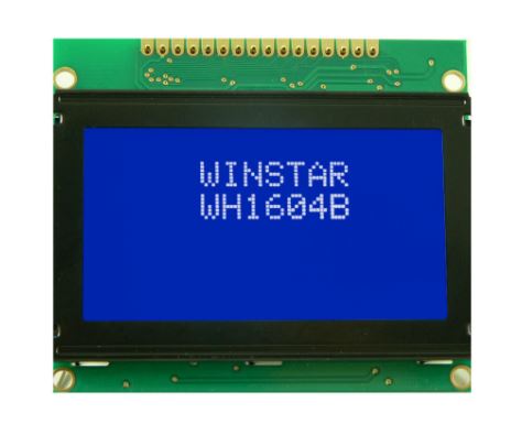 WINSTAR WH1604B-TMI-CT#, 16x4 Character LCD, STN Negative Blue | WH1604B-TMI-CT# | HT204554 | Halltronics