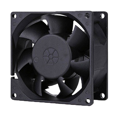 E-Pro DCAXF-14, QuietAx Axial Cooling Fan, 24V DC 2500 RPM, 2 Wire Aluminum Frame | DCAXF-14 | ET28420457 | Enrgtech LTD