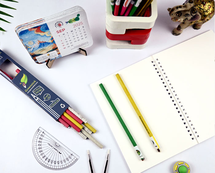 Eco Friendly Pencil |Sustainable Pencil | Recycled Paper Pencil Manufacturers & Suppliers - GreenQurve
