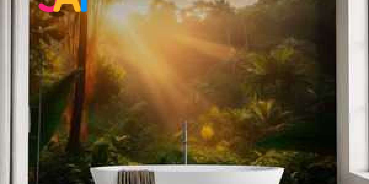 What’s the Best Color Scheme to Pair with Jungle Bathroom Wallpaper?