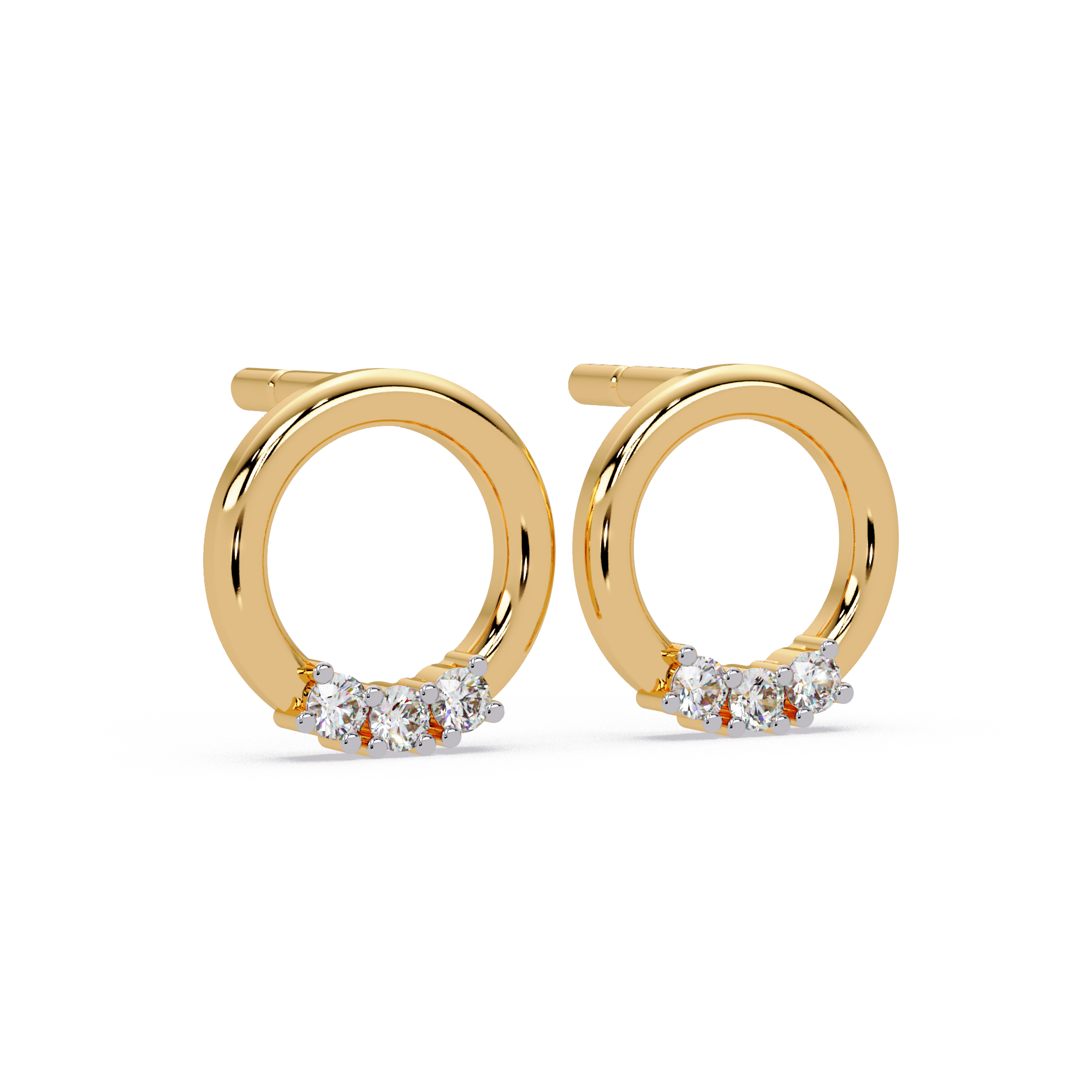 Mistle-Lights Studs - Carat & Kin