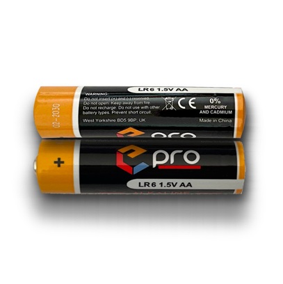 E-Pro Alkaline Battery 1.5V Zinc-Manganese 2800mAh | BTRS-2 | ET28407938 | Enrgtech LTD