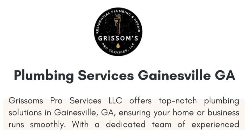 Plumbing Services Gainesville GA