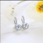 Crown Cut Moissanite Drop Earrings Profile Picture