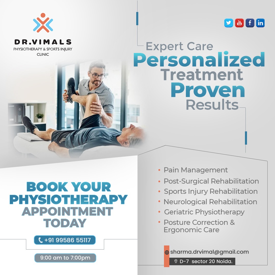 Best Physiotherapist in Noida - Dr. Vimal Sharma