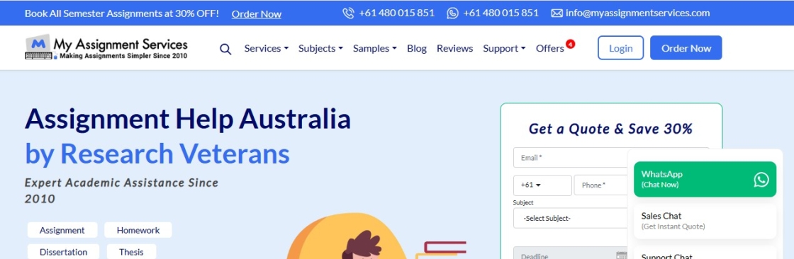 My Assignment Services Cover Image